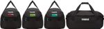 Thule GoPack 800603 Roof Box 75L Travel Storage Duffel Bags Set of 4 - Black