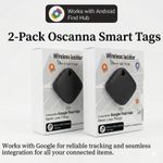 2/4 Pack Android Tracker Tags Google Find Hub AirTag Alternative Key Finder
