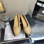 Womens C*Classic Ballet Bow Flats Beige/Black Size:35-40 New