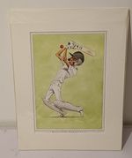 Mohammad Azharuddin Cricket Caricature Print