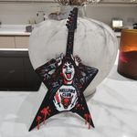 Stranger Things Eddie Munson Bloody X Guitar Inspired Custom Wall Art Plaque