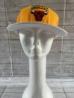 Vintage Snapback Hat TOSA Chicago Bulls SnapBack Cap Yellow NBA RARE