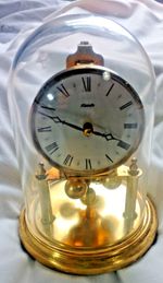 KUNDO - GERMAN MADE TORSION MANTLE CLOCK by KEINING & OBERGFELL - NOT WORKING.