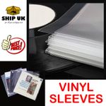 12 inch Record Sleeves Outer LP Plastic Vinyl Covers 12" Singles Gatefold Albums