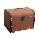 Creative Cash Savings Challenge Box Money Box Retro Wooden Cash Piggy Bank