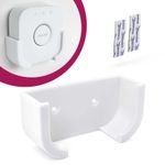 Wall mount smart home control holder white suitable for Philips Hue bridge