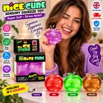 Schylling NeeDoh Nice Cube Sensory Squeeze Toy Stress Relief Squishy Fidget Toy 