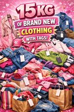 15KG BNWT Clothing Bundle Mixed Brands Sizes Job Lot Reseller Wholesale £75