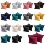 Cushion Covers or Filled Cushions 18 x 18 Pack of 4 Decorative Sofa Throw Decor