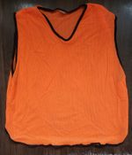 10 X YOUTH FOOTBALL MESH TRAINING BIBS - ORANGE