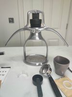 ROK Espresso GC Black Manual Espresso Machine With Accessories