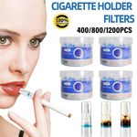 400/800PC Tobacco Tar Filters Slim Regular for Roll Up Plastic Holder Reduce Tar