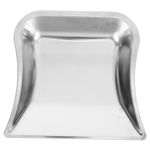 Stainless Steel Dustpan Heavy Duty Dustpan Reusable Metal Garbage Container