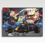 MAX VERSTAPEN A3 print from painting by Greg Tillett poster Formula One F1