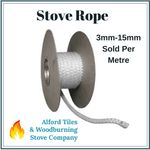 Stove Rope 3, 4, 5, 6, 7, 8, 9, 10, 12, 14, 15mm for Door/Glass and Flue Seals