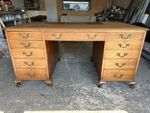 Victorian Mahogany Kneehole Desk