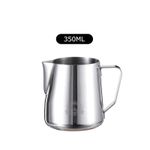 HiBREW 350ml Milk Frothing Pitcher With Scale Stainless Steel Coffee Cup Jug