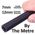 7mm ID Reinforced Rubber Motorcycle Car Petrol Fuel Pipe Hose 1 Metre 1M