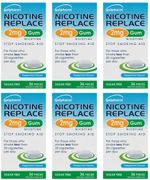 Galpharm Nicotine Replace 2mg Gum Peppermint 36 Pieces 6x Boxes  (216 Pieces)