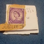 Rare vintage queen elizabeth postage revenue