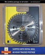 115mm TCT Wood Cutting Disc 40T 22.2mm Bore + 20mm Reducing Ring