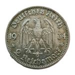 2 Mark 1934 D Germany Third Reich Garrison Church Silver Coin