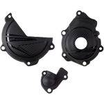Engine Guard Black for KTM SX-F 250 ie 4T SX-F 350 ie 4T Husqvarna FC250 FC350