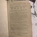 Antique Victoria Time Description Of Direct Principal Roads Of England And Wales