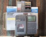 Sharp Electronic Organiser IQ-7520M, with 3 IC Cards, Manuals. Rare Exceptional