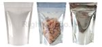 One Side Clear Stand Up Pouches Zip Food Contact Packaging Bags
