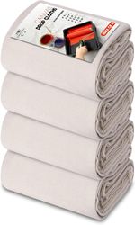 CH Canvas Drop Cloth for Painting (Size 4' X 12' Feet - Pack of 4) Painters Drop