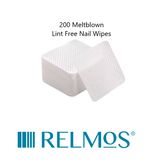 200 Meltblown Lint Free Nail Wipes Squares Pads Size 50mm x 50mm Acrylic Art Gel