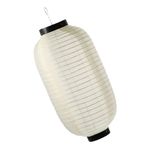 Outdoor Decorative Hanging Lanterns in Beige Silk Cloth for Party and Shop