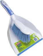 Spontex Dustpan & Brush Set | Large Capacity Dustpan | Durable Bristles