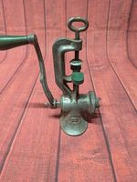 Cast Iron Meat Grinder Spong & Col Vintage Made In England