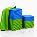 48 PCs Microfibre Cloth - 30x30 cm Extra Thick Super Absorbent Cleaning Cloths