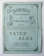 TRANMERE ROVERS v GRIMSBY TOWN 1924/1925 *VG Condition Football Programme*
