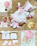 17"-21" Reborn Vinyl Silicone doll Handmade OOAK clothing girl set New born Baby