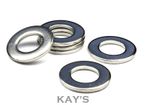 FLAT WASHERS FORM A THICK TO FIT METRIC SCREWS AND BOLTS ZINC PLATED  STEEL BZP