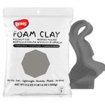 BOHS Gray Modeling Foam Clay- Air Dry, Squishy,Pliable - Molding Clay for Adult…