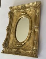 dolls house miniatures magnificent gold resin ornate mirror