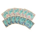 WW2 US French Invasion Currency - Repro Pocket Litter Franc Money Notes