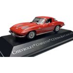 DeAgostini 1963 Chevrolet Corvette C2 Sting Ray 1:43 Red American Model Car New