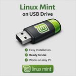 Linux Mint 22.3 USB Drive Cinnamon MATE XFCE Bootable Installer 16GB Flash Drive