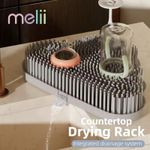 Melii Countertop Drying Rack Drainer Baby Bottle Holder Dryer Multifunctional