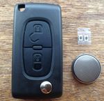 FOB Peugeot 2 button 3008 5008 807 Expert Remote Flip Key FULL Repair Kit p2bwg