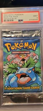 pokemon base set booster pack psa 9