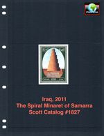 $2.60 Scott Value  - 2011 IRAQ Spiral Minaret s/s Samarra scarcer CV MNH NH UMM