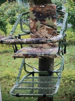 GDK SELF CLIMBING HIGH TREE SEAT, STALKING SHOOTING,STEEL,CHAIR,FOX,DEER,STAND