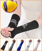 Volleyball Arm Guards - Youth Protective Sleeves with Pads & Thumbhole UK